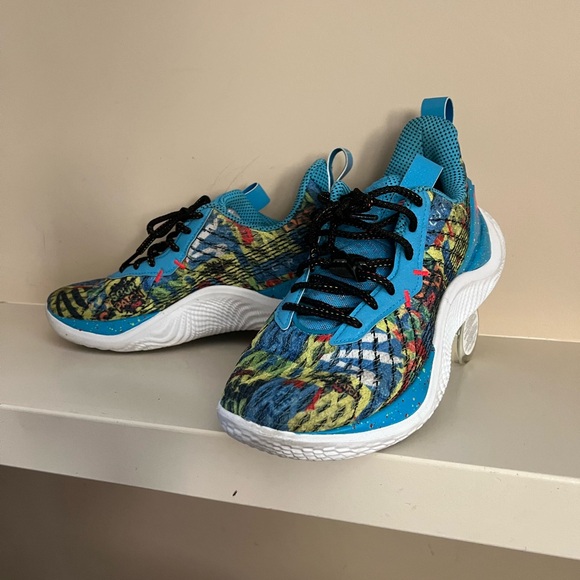 Under Armour Curry 10 Sour Patch Kids Sour Then Sweet - Size 9.5 Mens - Picture 2 of 8